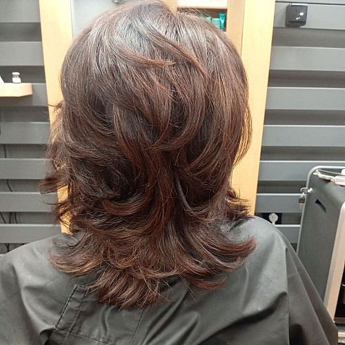 Боя, подстригване и сешоар 